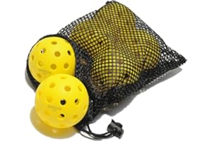 BePickle. Set de 6 Bolas de Pickleball para Exterior.