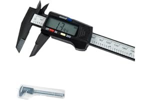 Beslands Digital Vernier Caliper 150MM-6”, Caliper Measuring Tool for Exterior, Interior and Depth Measurement
