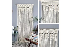 Jbsceen Wandbehang Gewebt Tapisserie Tür Hängend, Raumteiler Vorhänge Fenstervorhang Türvorhänge, Hochzeit Hintergrund Arch Boho Wanddekor Für Wohnung Schlafzimmer Wohnzimmer