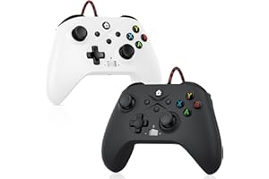 Gamrombo 2 Pack Wired Gaming Controller Replacement for PC,Compatible with PC Windows 7/8/10/11