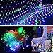 Produktbild LED Lichternetz, Tomasa 2M x 2M 144 LEDs 8 Modi Net Licht für Weihnachten Party Garten Hochzeit Bunt Blau Weiß (Bunt)