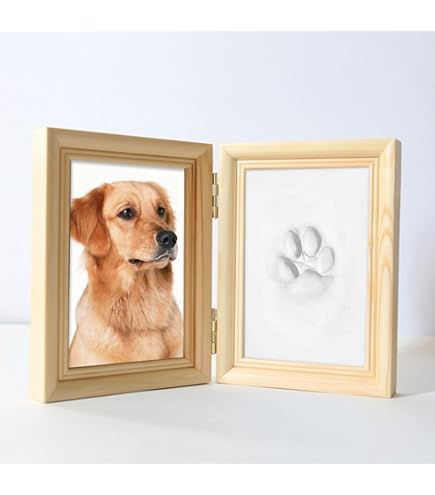 Kit Impronte Per Zampe Di Cane E Gatto - Non Tossico, Con Carte E Cornici | Ricordo Per Animali E Bambini - Foto 10