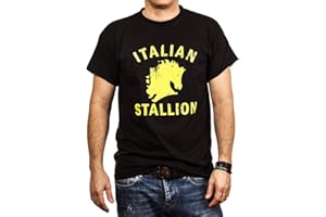 MAKAYA T-Shirt Uomo Maglietta Italian Stallion Gym Sportiva