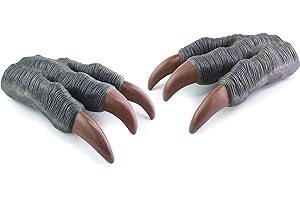 Ulalaza 1 Paar Jurassic World Dinosaur Claws Fun Dino Spielzeug für Kinder und Erwachsene Party Supplies