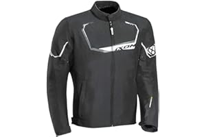 IXON blouson moto Challenge noir blanc Taille XL