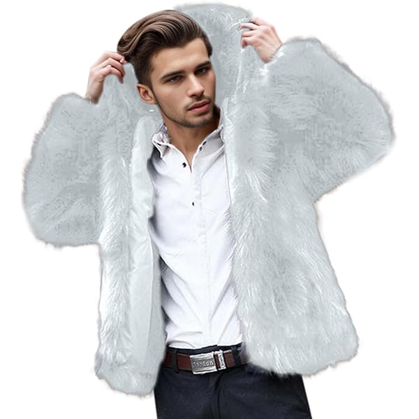 Urban Code - Gilet taglio lungo in pelliccia sintetica con pannelli in pelle sintetica color