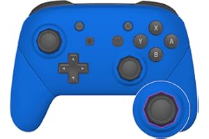 eXtremeRate Coque de Remplacement pour Nintendo Switch Pro Manette, Coque Avant avec Trou de Joystick Octagonal, Coques Arrière et Poignées Grips pour Manette Switch Pro, Jaune
