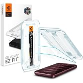 Spigen EZ Fit Screen Protector [2 Pack] for iPhone 18 Pro Max/17 Pro Max | 16 Pro Max, Tempered Glass, Installation Kit, Tran