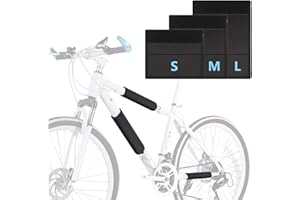 ytorgr Protector de cuadro de bicicleta para portabicicletas, protección de transporte para marco de bicicleta Thule, buena protección, marco de carbono, accesorios de bicicleta de montaña, fijación