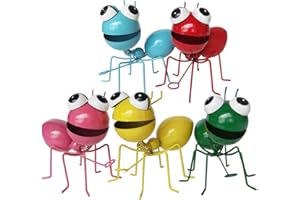 NITNOEI 5 Piezas Hormigas de Metal, Decoración de Insectos, Escultura de Jardín, Pared y Balcón, Personajes de Jardín