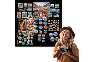 Anwicar Tableau Magnétique - Tableau Effaçable en Acier - Idéal pour Aimants et Notes - Tableau Noir Magnétique Mural - Compatible avec Marqueurs Craie - Kit de Montage Inclus - 50x50 cm - Noir