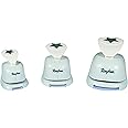 Rayher Paper Craft Punch Set with Star Design, 3 Lever Punches in Different Sizes for Card Making and Scrapbooking, 1.6cm, 2.54cm, 3.81cm, 69182000