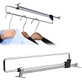 Verstellbare Schrankstange - 43-190 Cm, 3,3 Cm Durchmesser, Trägt Bis 30 Kg Für Schrank & Badezimmer