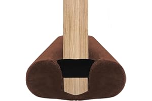 BKSAI Blokada przeciągów drzwi do dolnej części drzwi, dwustronna poduszka do izolacji uszczelki drzwi wejściowych (85-100CM, Brązowy)