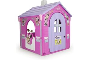 Casita Infantil de Jardín Minnie Mouse – Casa de Juguete para Niños 3 Años 4 Años 5 Años 6 Años con Puerta + Ventanas y Detalles Realistas – INJUSA