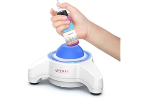 FOUR E'S SCIENTIFIC Mini Mélangeur de Peinture Vortex Orbite 6mm Diamètre 5600 tr/min Mélangeur Stable pour les Tubes à Essai de Laboratoire Peintures Acryliques