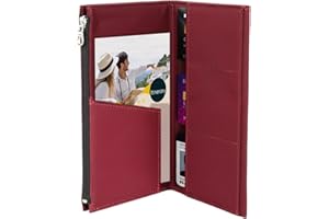 WANDERINGS Reißverschluss-Etui Kartenhüllen-Halter Reisejournal Zubehör Für Nachfüllbare Reisejournale In Regulärer Größe - 21x11 cm - 100% Baumwollgewebe Planer Zubehör Für Standard-Notizbücher