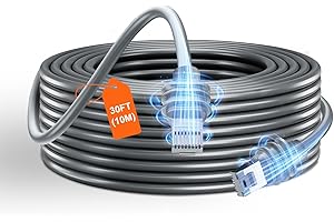 GEEKERA Starlink - Cavo di prolunga Gen 3 (10 m/30 piedi), impermeabile Star Link per antenna standard V4 e router Gen3, 15 m/23 m/30 m/46 m, flessibile a scelta, colore fuliggine