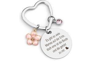 Hightopup Muttertagsgeschenk Schlüsselanhänger Geschenke für Mama Geburtstagsgeschenk für Mama Geschenk für Mama Mutter Geschenk