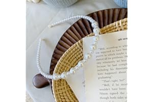 UMIIN Headband, Pearl Beads Hair Bands, Classic Wedding Hair Hoop Headwear for Daily Use, Hair Accessories for Women Girls Kids