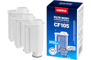 3x COFFIX Filtr wody do ekspresów do kawy Saeco, Philips - Zamiennik Intenza+ - Wkład filtrujący chroniący przed kamieniem