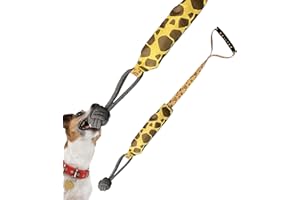 MOYUBATH Dog Rope Toys, Squeaky Interactive Tug of War Training Pull Toys Play Games Ball for Puppy Small Medium Large Dogs Boredom Chew Teething