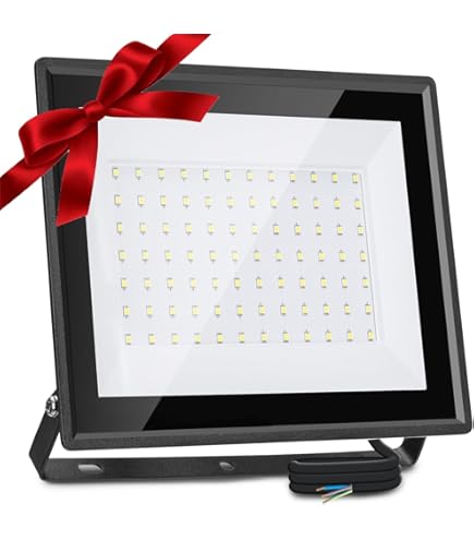 Luce Sicurezza Esterno Faretto LED Esterno 50W 6000K Bianco Freddo - 5000LM, IP66 Impermeabile, Super Luminoso Per Sicurezza Giardino Illuminazione Sicurezza - Foto 7