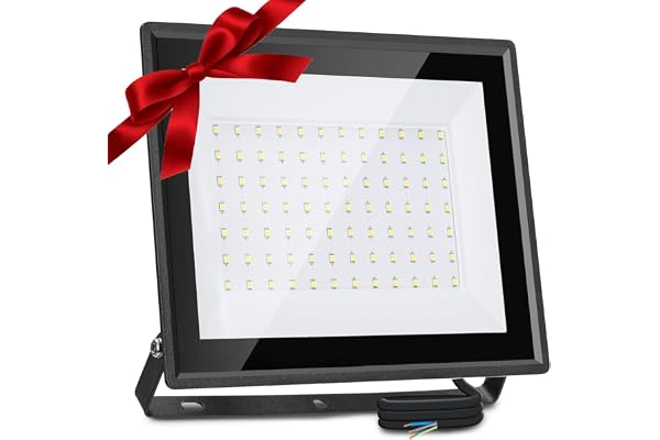 Aigostar Projecteur LED Extérieur 70W 6100lm Projecteur Exterieur LED Blanc Froid 6500K IP65 Imperméable, pour Jardin,Patio,Cour,Garage