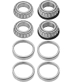 OTOTEC Kit Roulements Remorque L44643 L44610 L44600LA - 4 Roulements + 2 Joints Pour Moyeux