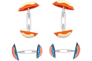 BULL TIGER PRESTIGE 2 Paio Scarpe Allarga, Professionale Tendiscarpe, Antiscivolo Regolabile 7-12 cm, Nessun Danno Scarpe, Facile da Trasportare, Viti in lega Zinco, Adatto Scarpe Ginnastica Scarpe in Pelle Tacchi Alti