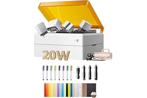xTool M1 Ultra 20W Kit de Premium - 4 en1 Multifonction: Graveur Laser 20W, Impression Jet d’Encre, Découpe de Vinyle, Dessin au Stylo, Gravure Laser pour Bois, Verre, Vinyle, Metal