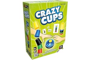 Gigamic- Jeu de Réflexe-Crazy Cups, 6 ans to 99 ans, AMHCC