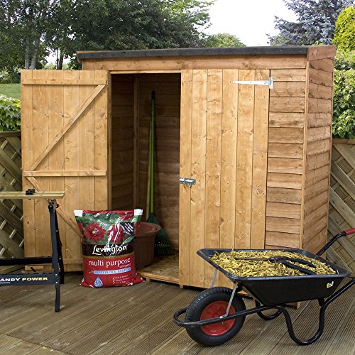 waltons wooden garden shed 6×3 outdoor storage overlap