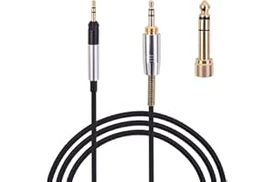 Toxaoii HD598 kabel audio kompatybilny ze słuchawkami Sennheiser HD598, HD558, HD518, HD598Cs, HD599, HD569, HD579, 2 m