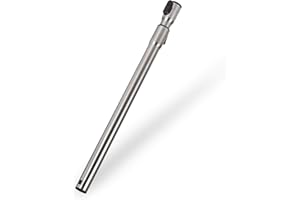 SWYP Edelstahl Saugrohr Teleskoprohr Rohr mit Einrastung passend für alle Miele Staubsauger mit 35 mm Anschluß z.B. Miele S 8340 EcoLine