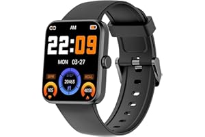 FeipuQu Smartwatch Herren Damen, Pulsoximeter (SpO2), Schrittzähler, Kalorien, Schlaf, Sportuhr, Herzfrequenzmesser, 1,52 Zoll großer Bildschirm, smart Watch kompatibel für Android und iOS