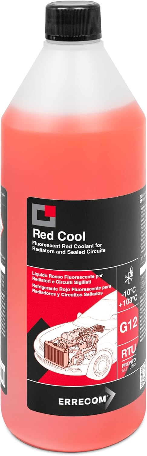 Qualité de Fabrication & Durabilité : ERRECOM Red Cool Liquido Radiatore Rosso Fluo