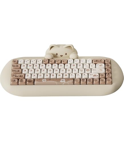 Keycaps, PBT Keycaps 84 Tasti Copritasti Da Gioco Retroilluminati A 2 Colori Copritastiera Meccanica Per Tasti Da Poker AKKO 3108 / RK S84 (Arancia-Nero
