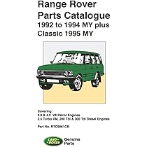 Range Rover Workshop Manual 1990-1994 Model Years