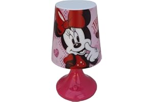 CARTOON GROUP LUCE LAMPADA MINNIE MOUSE DISNEY COMODINO A BATTERIE CONFEZIONE REGALO - WD21232