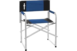 BRUNNER 0404190N.C05 Sedia Regista Bravura, Nero/Blu, Universale