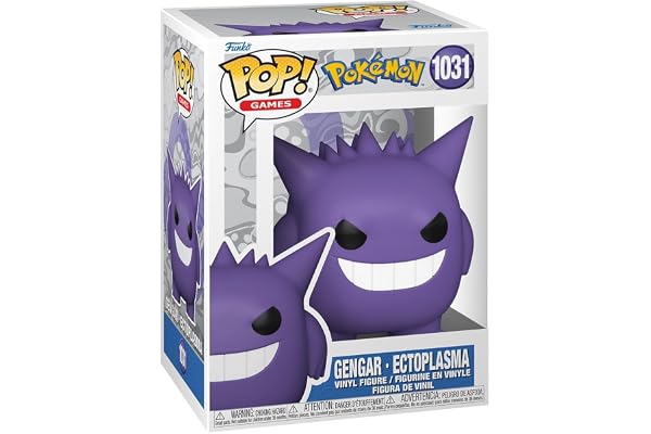 Funko Pop! Games: Pokemon - Gengar - Samling Vinylfigur - Presentidé - Officiell Merchandising - Leksaker för Barn Och Vuxna - Videospel Fans - Samlarfigur