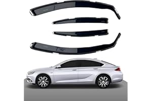 Haibak Wind Deflectors Set Compatible With Vauxhall Insignia MK2 5 Doors Hatchback 2017-2022 4Pcs In Channel Fitment