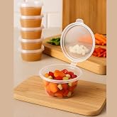 Jouis Saklama Kabı Sos 50 Adet 120 ml &ndash; 4 oz Kemik Suyu, İlik Suyu, Anne S&uuml;t&uuml;, Sos ve P&uuml;re Dondurucu Uyumlu Buzluk Kabı, Sızd