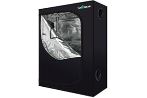 SunStream Hydroponic 4x2 FT Grow Tent 48"x24"x60"(120x60x150cm) for Indoor Seedling Plant Growing, Water-Resistant LightProof 600D Oxford Mylar Grow Tents