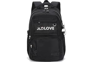 KESUDE School Bag Backpack for Girls Boys, Nylon Rucksack Water Resistant High School University College Backpack Bags for Girls Boys & Teenage