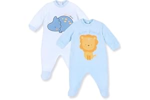 Chicco, Set Tutine Neonata, Tutine con Pratico Piedino, in Morbido Tessuto, Abbigliamento Bambina 0-24 Mesi, Designed in Italy