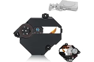 CICIGLOW Lente óptica, Lente óptica Duradera Negra Lente de Repuesto para Consola de Juegos PS1 KSM-440AEM