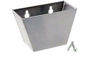 MOVKZACV Cap Storage Box, Home Bar Wall Mounted Stainless Steel Bottle Cap Catcher, Cap Box Holder with 2pcs Screws for Storing Wine Beer Cap