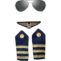 Fliegerhut Für Erwachsene | 2 Stück Pilotenmütze Im Used-Look, 1940er Style, Braun